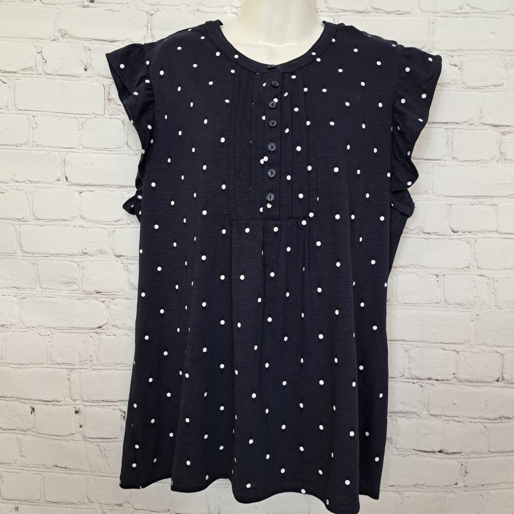Croft & Barrow Soft & Comfy 100% Cotton Top Size Medium